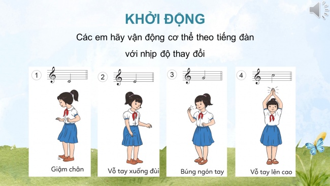 Soạn giáo án điện tử âm nhạc 4 cánh diều Tiết 5: Hát: Cò lả