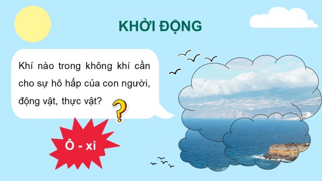 Soạn giáo án điện tử khoa học 4 cánh diều Bài 4: Không khí xung quanh ta
