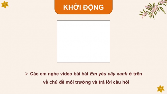 Soạn giáo án điện tử HĐTN 4 cánh diều Tuần 1: Giữ gìn trường em xanh, sạch, đẹp - Hoạt động 1, 2