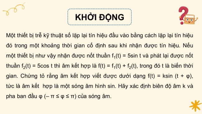 Soạn giáo án điện tử toán 11 KNTT Bài 2: Công thức lượng giác