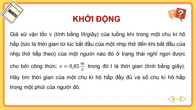 Soạn giáo án điện tử toán 11 KNTT Bài 3: Hàm số lượng giác