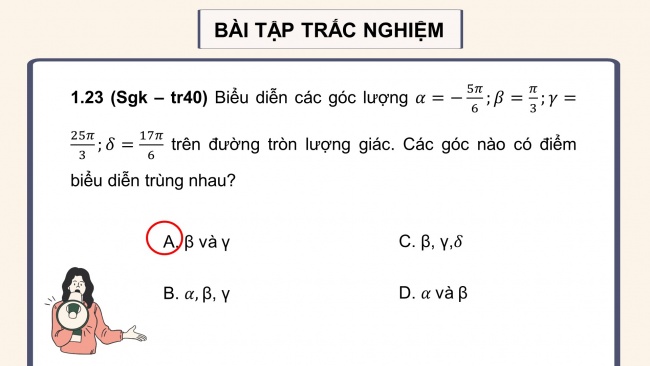 Soạn giáo án điện tử toán 11 KNTT : Bài tập cuối chương 1