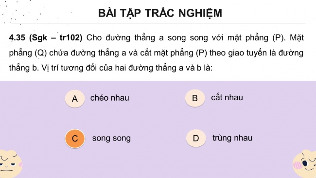 Soạn giáo án điện tử toán 11 KNTT: Bài tập cuối chương 4