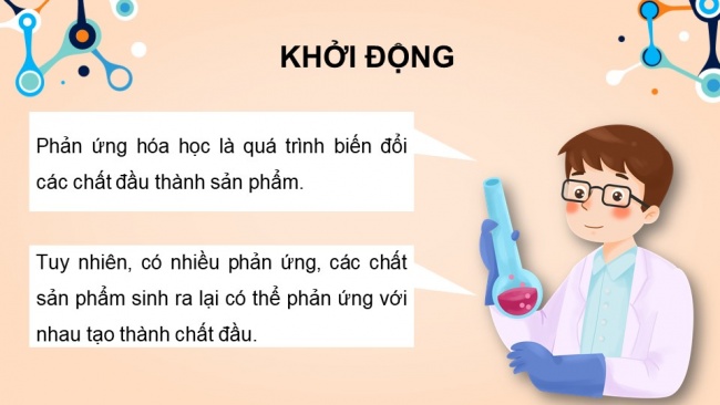 Soạn giáo án điện tử hóa học 11 KNTT Bài 1: Khái niệm về cân bằng hoá học