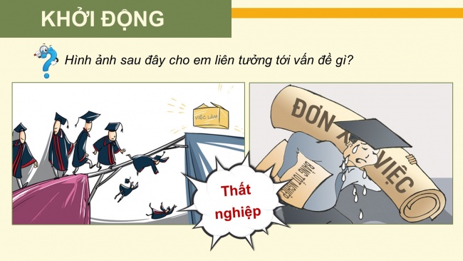 Soạn giáo án điện tử kinh tế pháp luật 11 KNTT Bài 4: Thất nghiệp