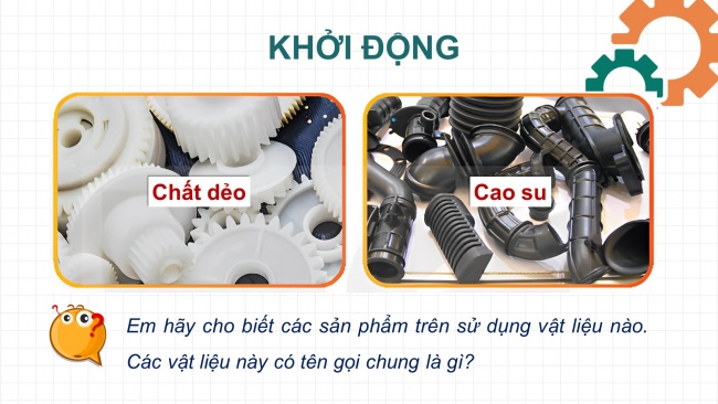 Soạn giáo án điện tử Công nghệ cơ khí 11 KNTT Bài 5: Vật liệu phi kim loại