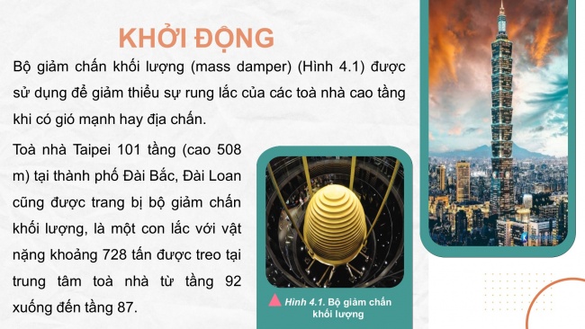 Soạn giáo án điện tử vật lí 11 CTST Bài 4: Dao động tắt dần và hiện tượng cộng hưởng