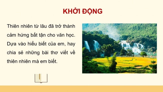 Soạn giáo án điện tử ngữ văn 11 CTST Bài 1 Đọc 3: Chiều xuân