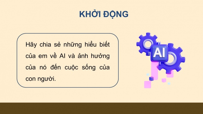 Soạn giáo án điện tử ngữ văn 11 CTST Bài 2 Đọc 3: Công nghệ AI của hiện tại và tương lai