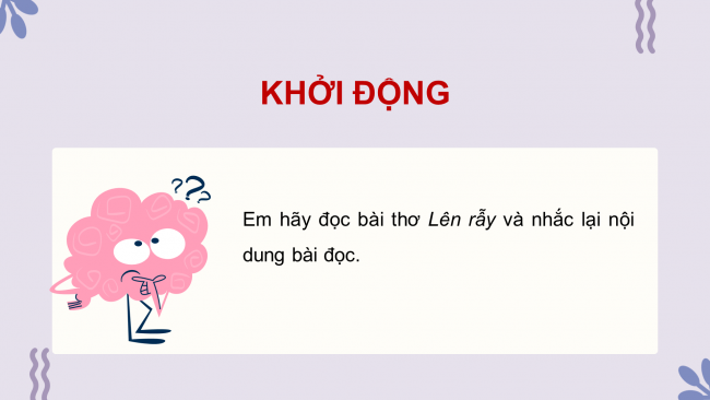 Soạn giáo án điện tử tiếng việt 4 cánh diều Bài 2 Đọc 3: Cô giáo nhỏ