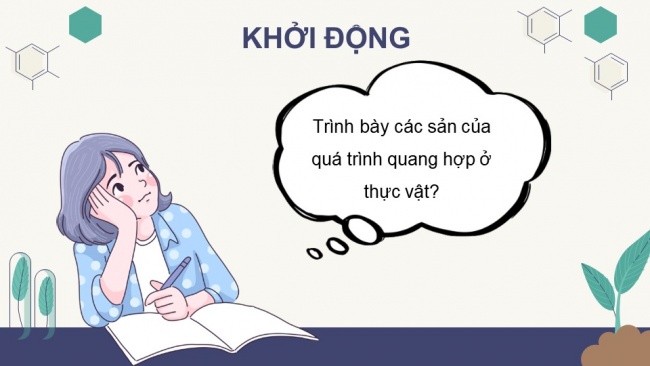 Soạn giáo án điện tử sinh học 11 CTST Bài 5: Thực hành: Quan sát lục lạp và tách chiết sắc tố; chứng minh sự hình thành sản phẩm