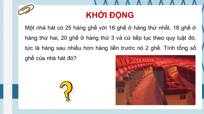 Soạn giáo án điện tử toán 11 KNTT Bài 6: Cấp số cộng