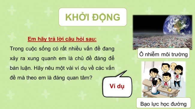 Soạn giáo án điện tử Ngữ văn 8 KNTT Bài 3 Viết: Viết bài văn nghị luận về một vấn đề đời sống (con người trong mối quan hệ với cộng đồng, đất nước)