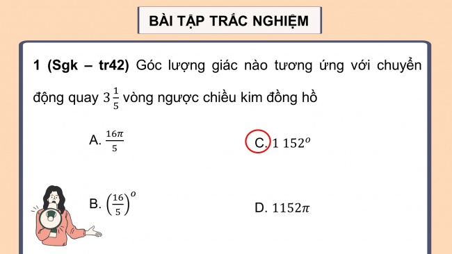 Soạn giáo án điện tử toán 11 CTST : Bài tập cuối chương 1