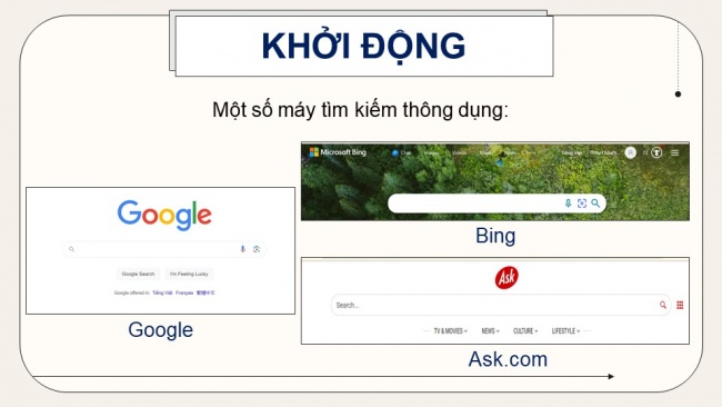 Soạn giáo án điện tử Tin học 8 CD Chủ đề C Bài 3: Bài tập nhóm: Thông tin với giải quyết vấn đề
