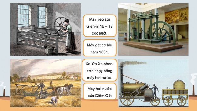 Soạn giáo án điện tử Lịch sử 8 CD Bài 2: Cách mạng công nghiệp