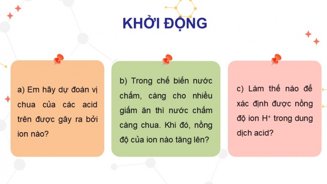 Soạn giáo án điện tử hóa học 11 Cánh diều Bài 3: pH của dung dịch, Chuẩn độ acid – base