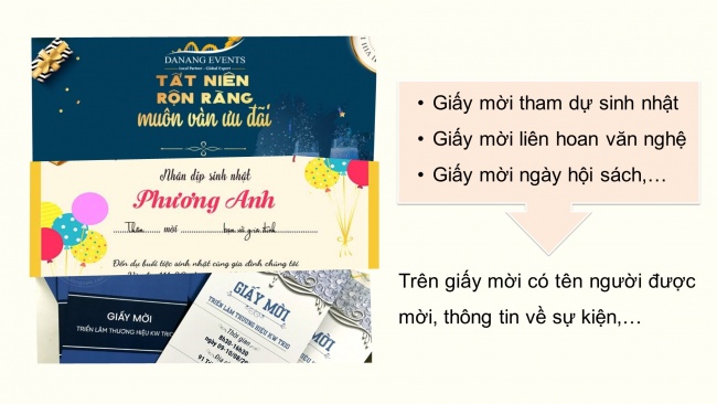 Soạn giáo án điện tử tiếng việt 4 CTST CĐ 3 Bài 4 Viết: Viết giấy mời