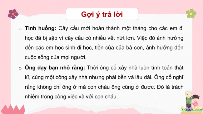 Soạn giáo án điện tử HĐTN 8 CTST (bản 2) Chủ đề 2: Thể hiện trách nhiệm của bản thân - Hoạt động 6, 7