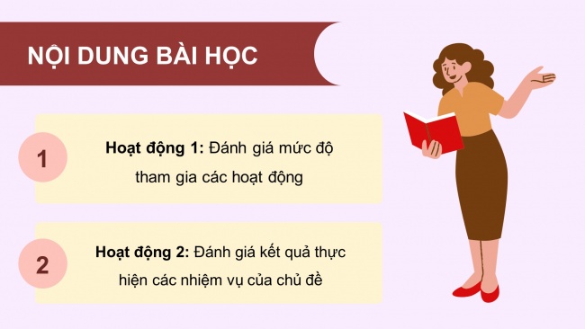 Soạn giáo án điện tử HĐTN 8 CD Chủ đề 2 - HĐGDTCĐ: Đánh giá cuối chủ đề