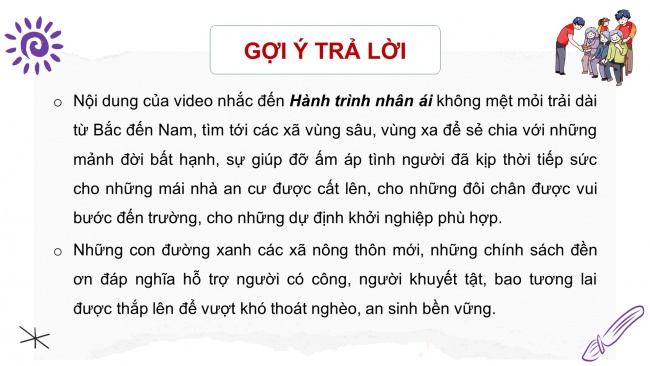 Soạn giáo án điện tử HĐTN 8 CD Chủ đề 5 - HĐGDTCĐ: Hành trình nhân ái