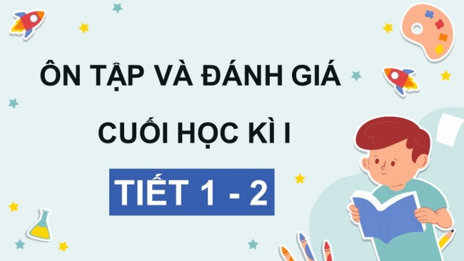 Soạn giáo án điện tử tiếng việt 4 KNTT Ôn Tập Và Đánh Giá Cuối Học Kì I