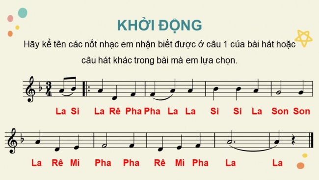 Soạn giáo án điện tử âm nhạc 4 KNTT Tiết 11: Ôn bài hát: Nếu em là...; Nghe nhạc: Điều mong ước tặng thầy