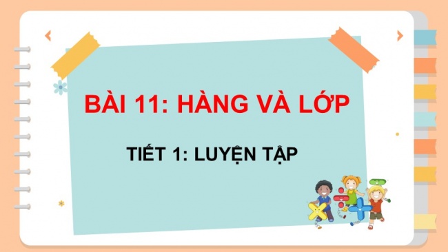 Soạn giáo án điện tử toán 4 KNTT Bài 11: Hàng và lớp