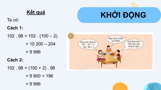 Soạn giáo án điện tử Toán 8 CTST Chương 1 Bài 3: Hằng đẳng thức đáng nhớ