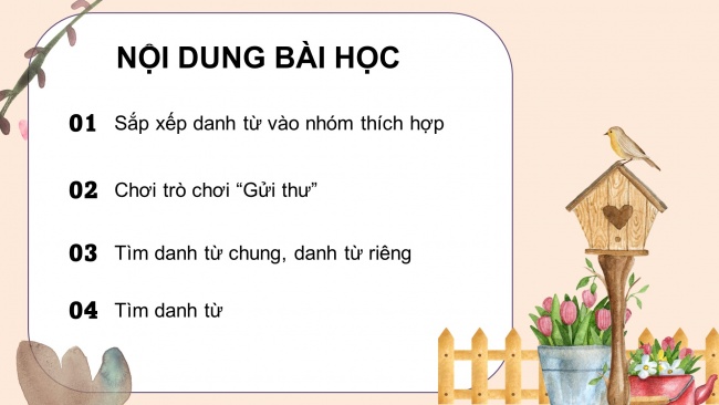 Soạn giáo án điện tử tiếng việt 4 KNTT Bài 3 Luyện từ và câu: Danh từ chung, danh từ riêng