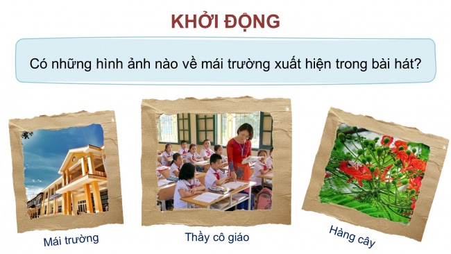 Soạn giáo án điện tử mĩ thuật 4 KNTT Chủ đề 6: Mái trường yêu dấu