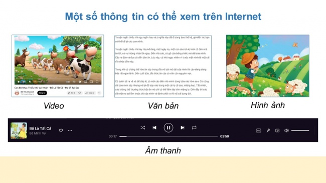 Soạn giáo án điện tử tin học 4 KNTT bài 3: Thông tin trên trang web