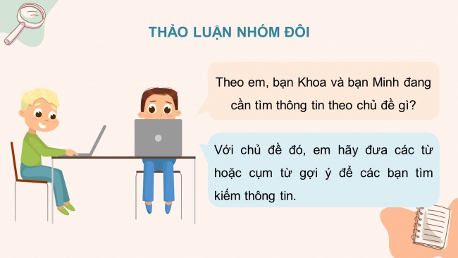 Soạn giáo án điện tử tin học 4 KNTT bài 4: Tìm kiếm thông tin trên internet