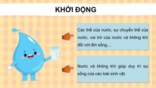 Soạn giáo án điện tử khoa học 4 KNTT Bài 7: Ôn tập chủ đề Chất