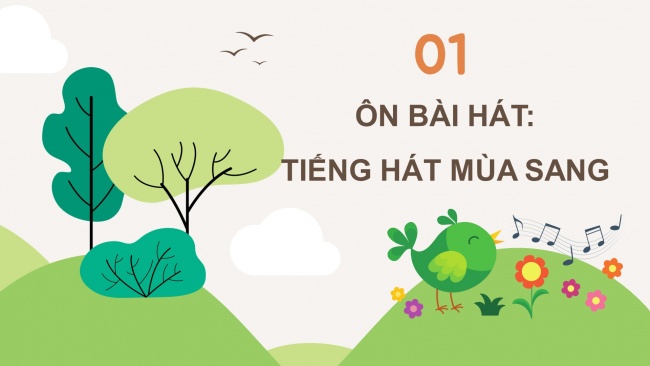 Soạn giáo án điện tử âm nhạc 4 CTST CĐ2 Tiết 2: Ôn tập bài hát; Nhạc cụ