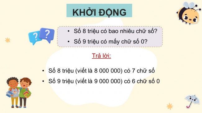 Soạn giáo án điện tử toán 4 cánh diều Bài 6: Các số có nhiều chữ số