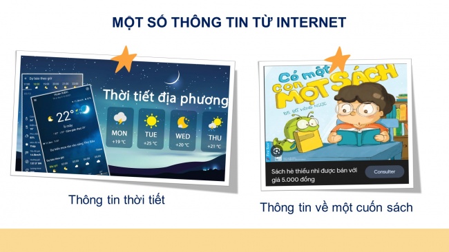 Soạn giáo án điện tử tin học 4 cánh diều Chủ đề C1 Bài 1: Tìm kiếm thông tin trên Internet