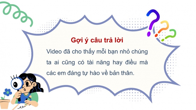 Soạn giáo án điện tử HĐTN 4 cánh diều Tuần 6: Niềm tự hào của em - Hoạt động 3, 4