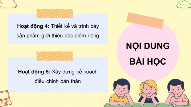 Soạn giáo án điện tử HĐTN 11 KNTT Chủ đề 2: Khám phá bản thân - Hoạt động 4, 5