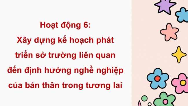 Soạn giáo án điện tử HĐTN 11 KNTT Chủ đề 2: Khám phá bản thân - Hoạt động 6