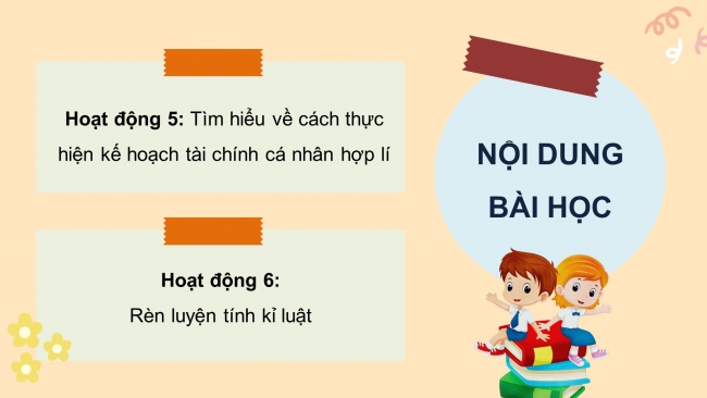 Soạn giáo án điện tử HĐTN 11 KNTT Chủ đề 3: Rèn luyện bản thân - Hoạt động 5, 6