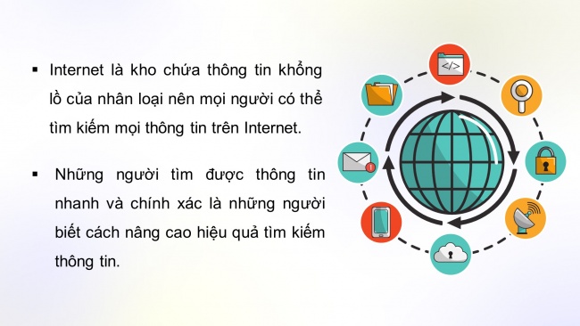 Soạn giáo án điện tử tin học ứng dụng 11 KNTT Bài 7: Thực hành tìm kiếm thông tin trên Internet