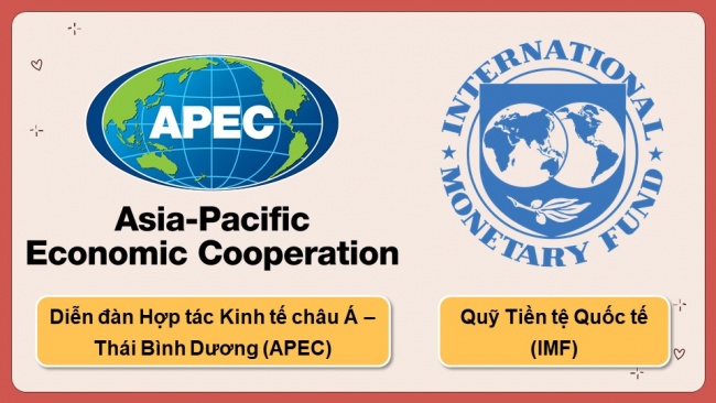 Soạn giáo án điện tử địa lí 11 CTST Bài 5: Một số tổ chức quốc tế và khu vực