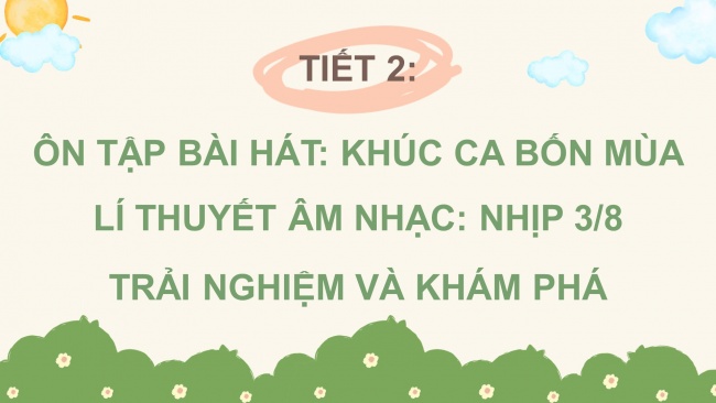 Bài giảng điện tử âm nhạc 8 cánh diều