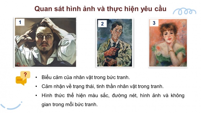 Soạn giáo án điện tử Mĩ thuật 8 CTST (bản 1) Bài 3: Tranh chân dung theo trường phái Biểu hiện