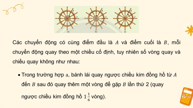 Soạn giáo án điện tử toán 11 CTST Bài 1: Góc lượng giác