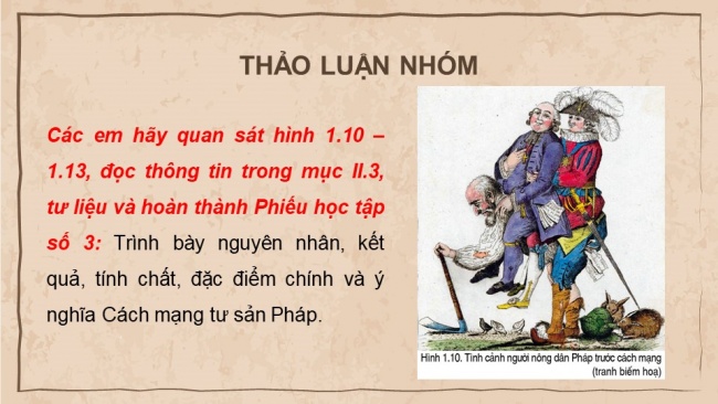 Soạn giáo án điện tử Lịch sử 8 CD Bài 1: Cách mạng tư sản ở châu Âu và Bắc Mỹ (Phần 2)