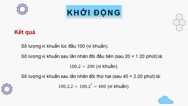 Soạn giáo án điện tử toán 11 Cánh diều Bài 3: Cấp số nhân