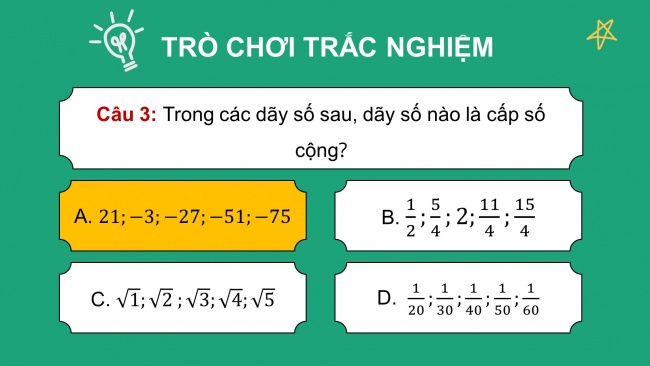 Soạn giáo án điện tử toán 11 Cánh diều: Bài tập cuối chương 2