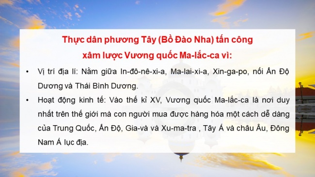 Soạn giáo án điện tử lịch sử 11 Cánh diều Bài 5: Quá trình xâm lược và cai trị của chủ nghĩa thực dân ở Đông Nam Á (P1)